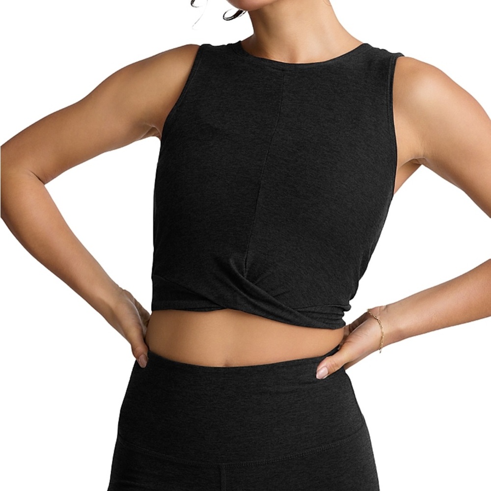 Beyond Yoga Black Crop Top